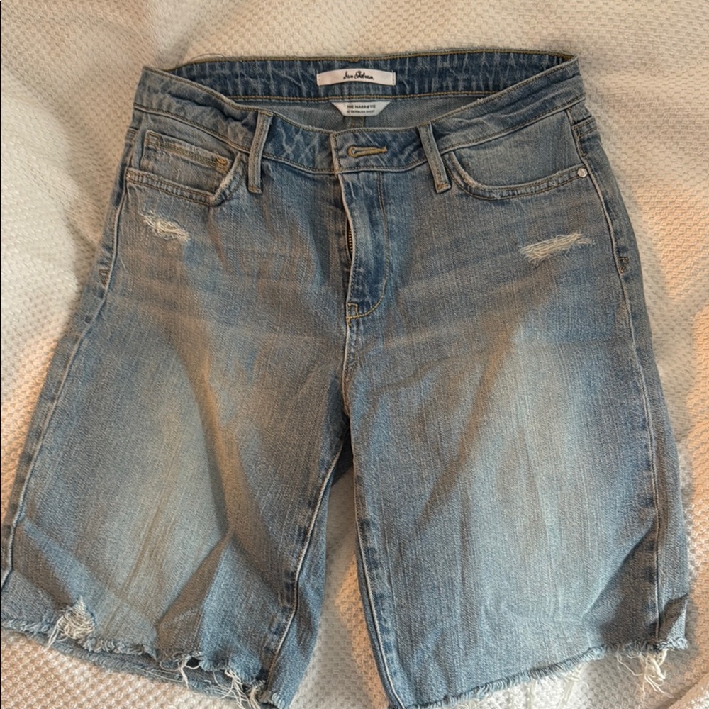Blue Denim Women's Bermuda Shorts